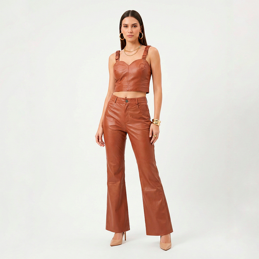 Conjunto de couro Pinhão