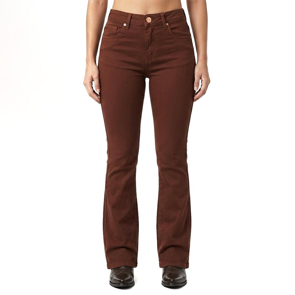 Calça texana Marrom