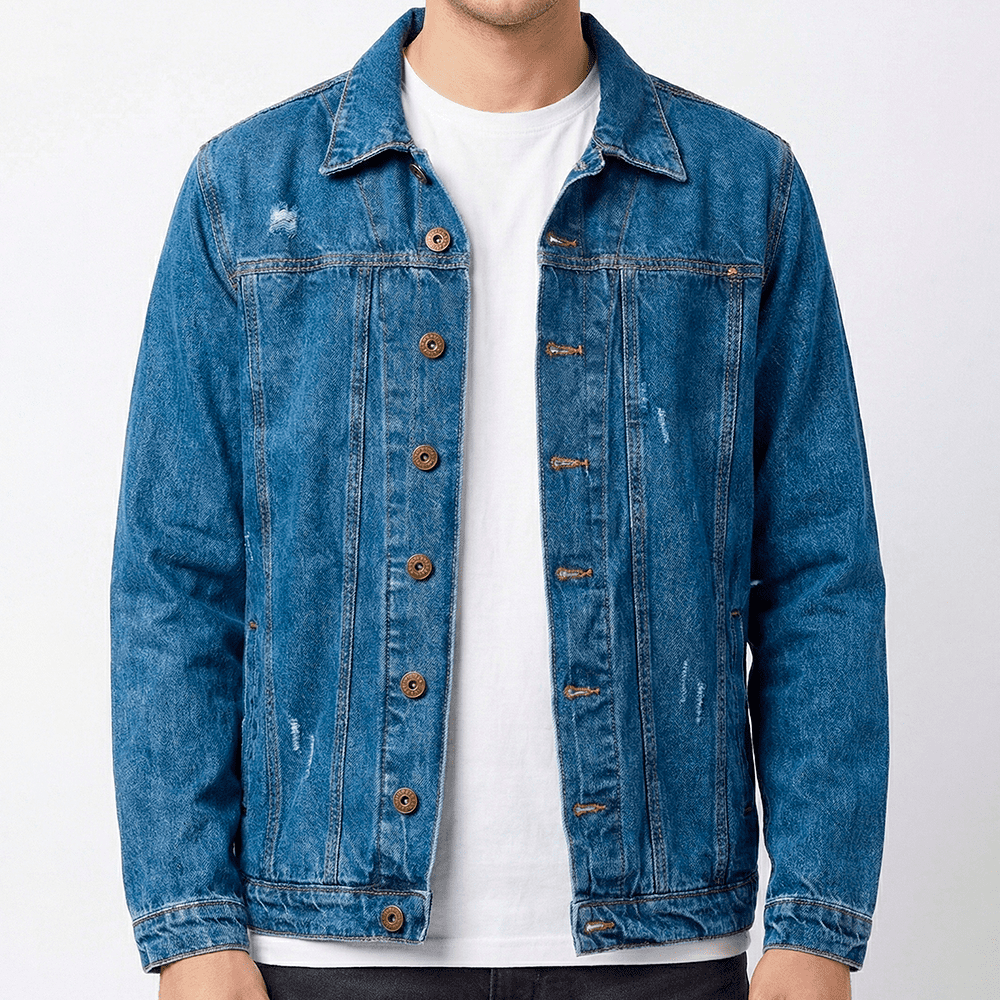 Jaqueta jeans masculina